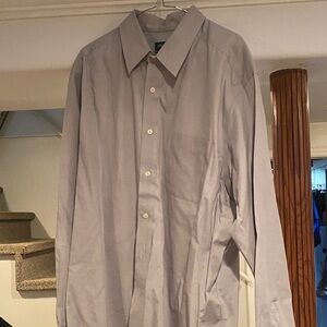Eddie Bauer Light Gray Dress Shirt
